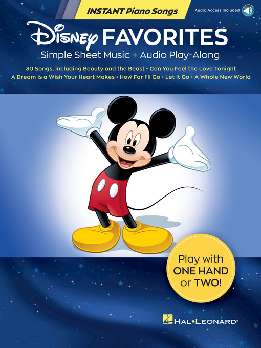 Title details for Disney Favorites--Instant Piano Songs by Hal Leonard Corp. - Wait list
